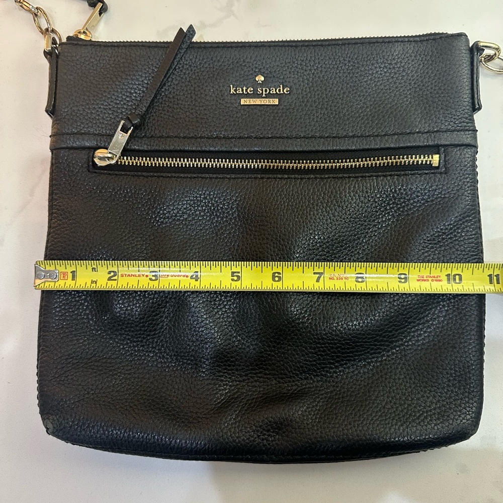 Kate Spade Black Leather Crossbody Bag - Picture 4 of 9